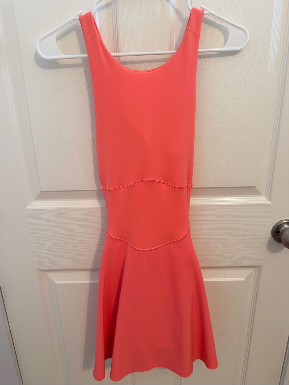 lululemon athletica Coral Pink Sleeveless Fit Dress